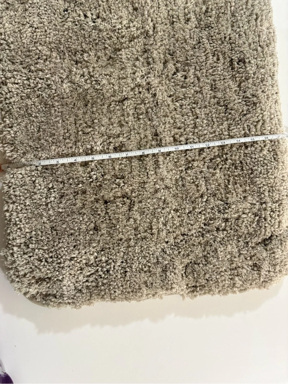 Amazon Plush Taupe Bath Mat - Set of Two